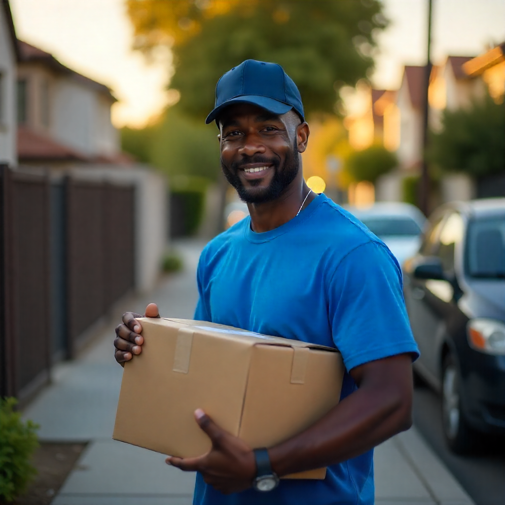 Fast delivery service with professional courier